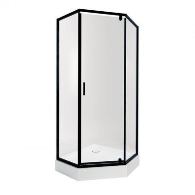 Набір Qtap душова кабіна Scorpio BLA10995-AC6 Clear 2120x900x900 мм + піддон Diamond 309912 90x90x12 см з SD00048942 фото