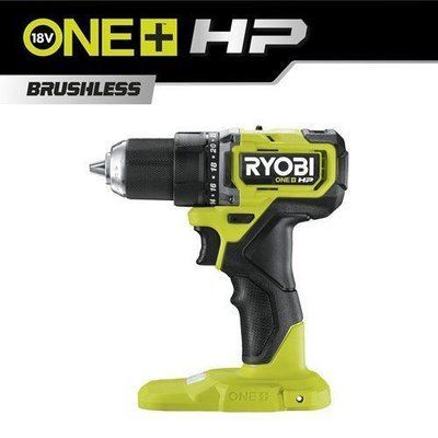 Шуруповерт-дриль RYOBI RDD18C-0 ONE+ НР, 18В, безщіткова, 54Нм, 2 діапазони швидкості, 24 положення моменту 5133004979 фото