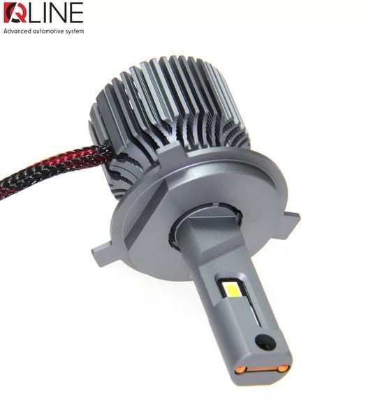 Лампи світлодіодні QLine Ultra +200% 55W H4 6000K (2шт.) 24V 34965-car фото