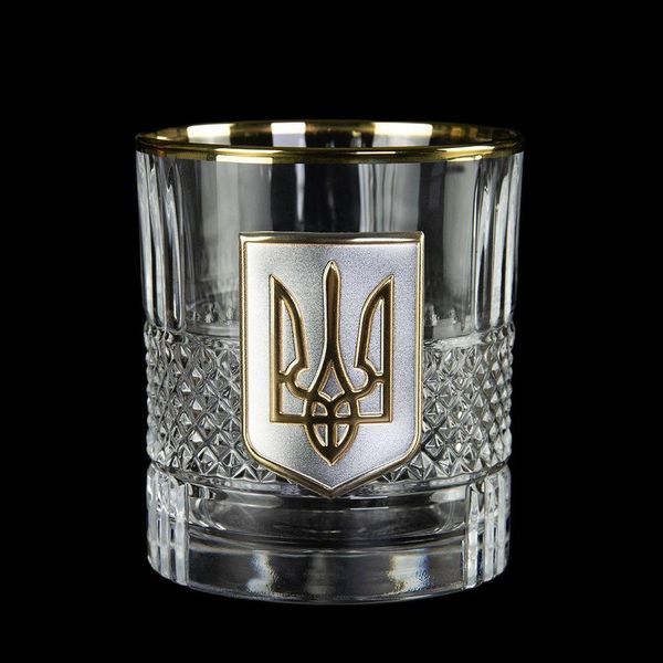 Набір для віскі BOSS CRYSTAL ТРИЗУБ 6 келихів із позолотою кришталь B6TRY1GG фото