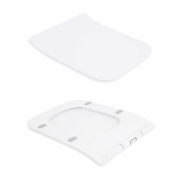 Унітаз підвісний Qtap Crow безобідковий з сідінням Soft-close QT05335170W SD00036222 фото