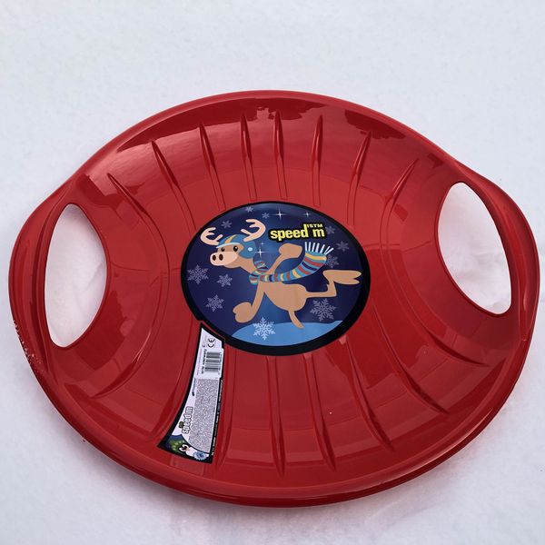 Зимние санки-диск SPEED-M, красные 5905197065212 фото