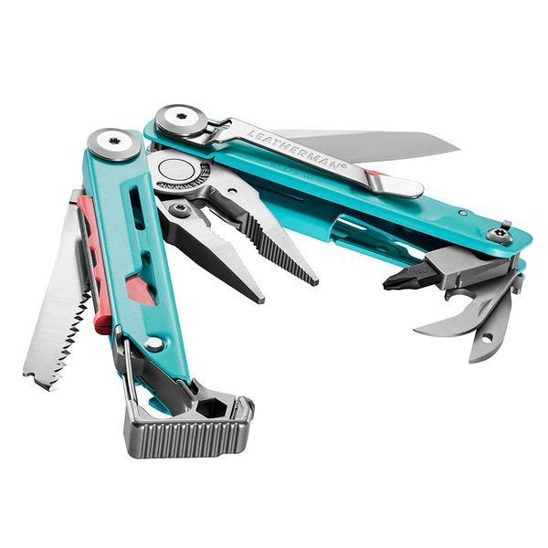 Мультитул Leatherman Signal Aqua Silver 833187 + безкоштовна доставка 833187 фото
