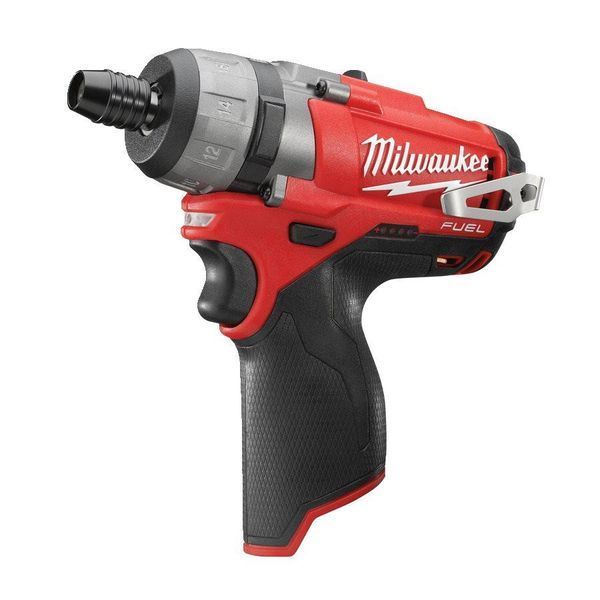 Шуруповерт акумуляторний безщітковий 1/4'' HEX MILWAUKEE, M12 CD-0, 37Нм (каркас, кліпса для ременя, картонне пакування) 4933440450 фото