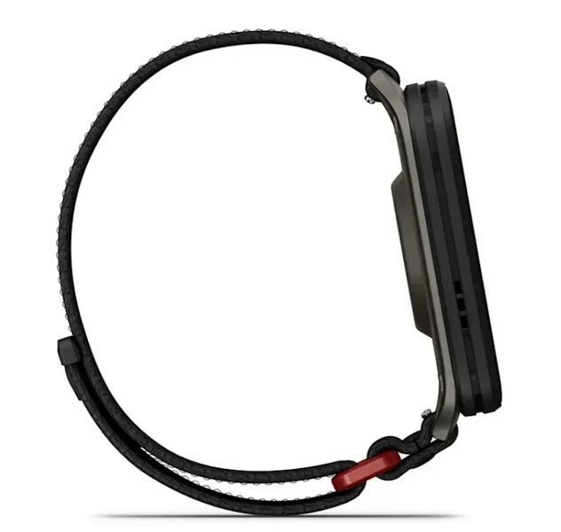 Смарт-годинник Garmin Venu X1 чорно-сланцевий із задньою кришкою з титану та чорним нейлоновим ремінцем ComfortFit 010-02980-02 010-02980-02 фото