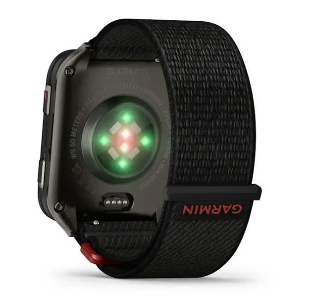 Смарт-годинник Garmin Venu X1 чорно-сланцевий із задньою кришкою з титану та чорним нейлоновим ремінцем ComfortFit 010-02980-02 010-02980-02 фото
