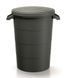 Бак для сміття Prosperplast Smooth 80 л, чорний 5905197463346 фото 1