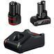Набiр акумуляторів Bosch 2.0Ah + 4.0Ah + зарядний пристрій GAL 12V-40 1600A01NC9 1600A01NC9 фото 2