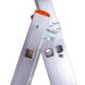 Лестница трехсекционная алюминиевая Laddermaster Sirius A3A8. 3x8 ступенек + подарунок 3960-01 фото 4