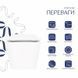 Унітаз підвісний Qtap Crow безобідковий з сідінням Soft-close QT05335170W SD00036222 фото 3