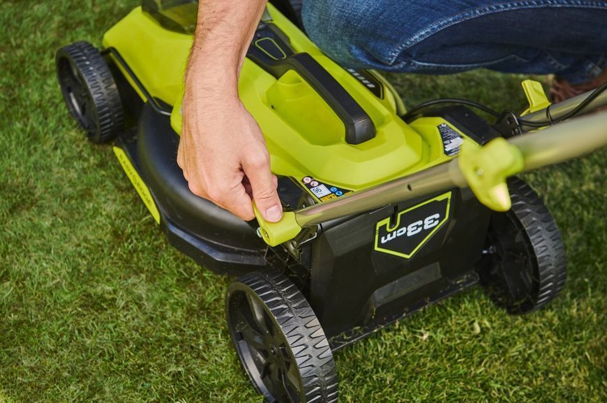 Газонокосарка акумуляторна Ryobi ONE+ HP RY18LMX33A-0 18В 33см 30л 25-90мм 9.3кг без АКБ та ЗП 5133006286 5133006286 фото
