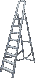 Драбина ELKOP 8сх. верх.сх.-1,64м. ALW 508 ALW 508 фото 2