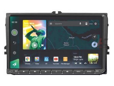 Штатна магнітола Sigma X9232 2+32 Gb Volkswagen Universal 9" CarPlay 33130 фото