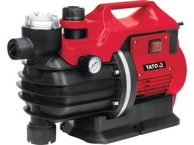 Насос для води мережевий YATO 850Вт, 3600 л/год, &Oslash;= 1", глиб.- 8м, вис.- 38м [1] YT-85363 YT-85363 фото