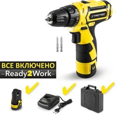 Дриль-шурупокрут акумуляторний Trotec PSCS 11-12V + кейс (4410000102) DAS302793 фото