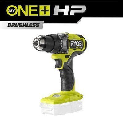 Шуруповерт-дриль RYOBI RDD18X-0 ONE+ HP,18В, безщіткова, 95Нм, електроніка, що стежить, LED підсвічування (без 5133004985 фото