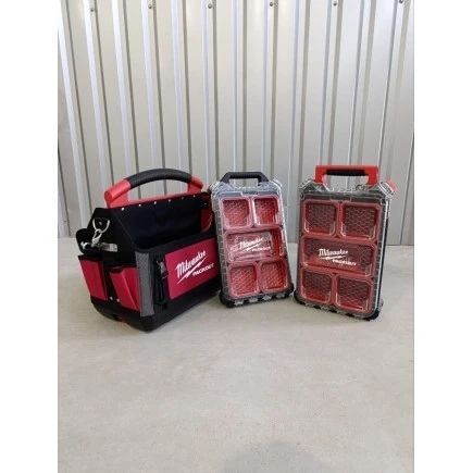 Сумка для інструментів і 2 органайзери MILWAUKEE PACKOUT, набір із 3 частин 4932499040 4932499040 фото