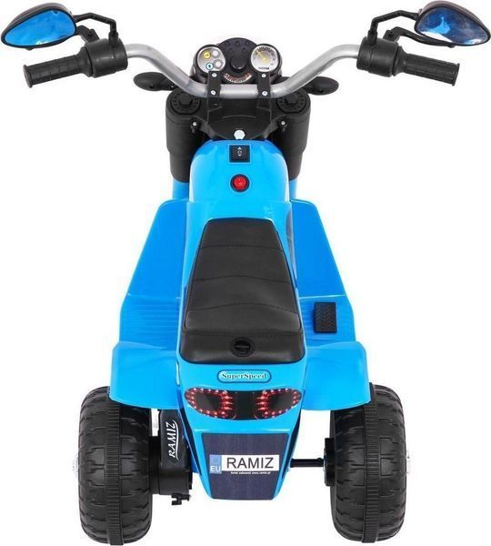 Дитячий акумуляторний мотоцикл RAMIZ MiniBike блакитний PA.JC916.NIE фото