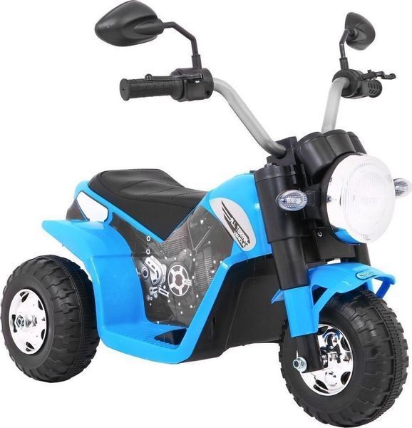 Дитячий акумуляторний мотоцикл RAMIZ MiniBike блакитний PA.JC916.NIE фото