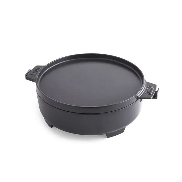 Чавунний казан з кришкою-сковорідкою 6,8 л Weber 8857 8857 фото