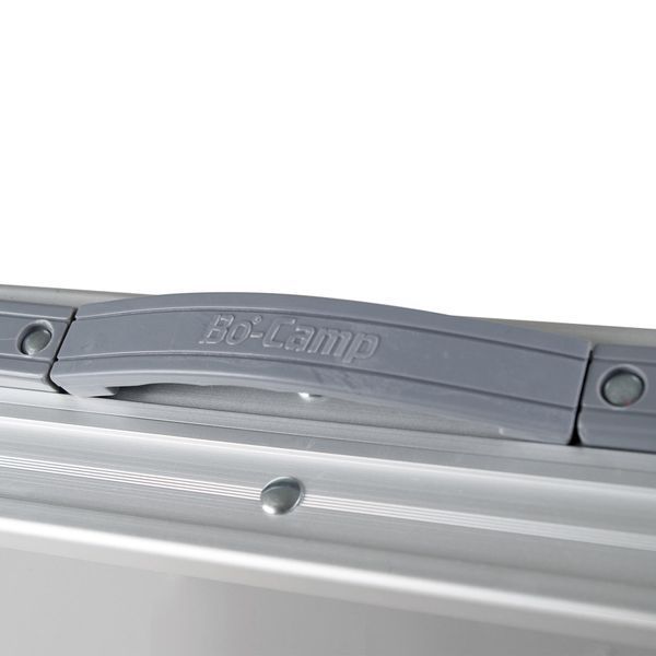 Стіл Bo-Camp Premium Oval 150x80 cm Grey (1404405) DAS302787 фото