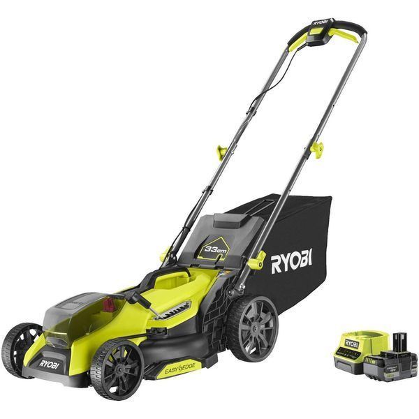 Газонокосарка акумуляторна Ryobi ONE+ HP RY18LMX33A-150 18 В акб 1х5А&middot;год 33 см 30 л 25-90 мм 9.3 кг 5133006287 5133006287 фото