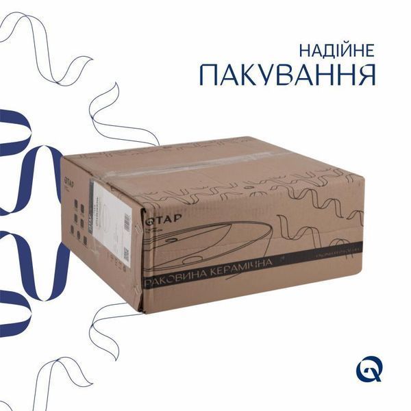 Раковина-чаша Qtap Owl 400х400х155 White QT1911K53WN SD00053082 фото