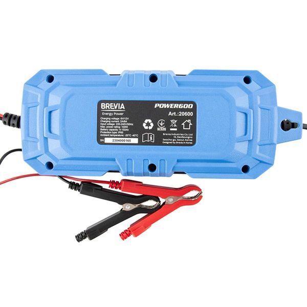 Зарядний пристрій АКБ Brevia Power600 6V/12V 6A 20600EP(L) фото