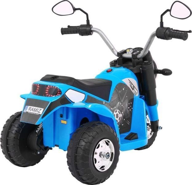 Дитячий акумуляторний мотоцикл RAMIZ MiniBike блакитний PA.JC916.NIE фото