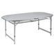 Стіл Bo-Camp Premium Oval 150x80 cm Grey (1404405) DAS302787 фото 2