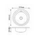 Кухонна мийка Brinex 510-D 0,8 мм Satin (BRIN510SAT08) SD00054087 фото 2