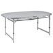 Стіл Bo-Camp Premium Oval 150x80 cm Grey (1404405) DAS302787 фото 1