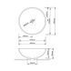 Раковина-чаша Qtap Owl 400х400х155 White QT1911K53WN SD00053082 фото 2