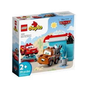 Конструктор LEGO DUPLO Disney Молния МакКуин и Мэтр: веселье на автомойке 10996 10996L фото