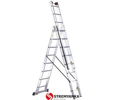 Трисекційна драбина SVELT EURO E3 16 SCE30050 фото