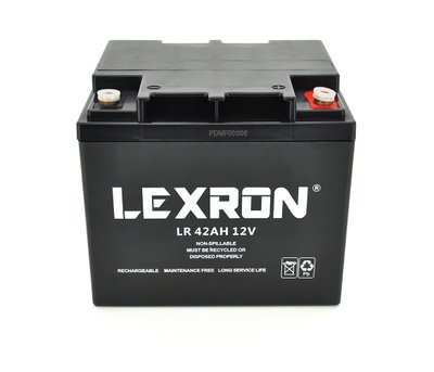 Акумуляторна батарея Lexron LR-12-42 12V 42 Ah (197 x 165 x 172) 14kg U_29317 фото