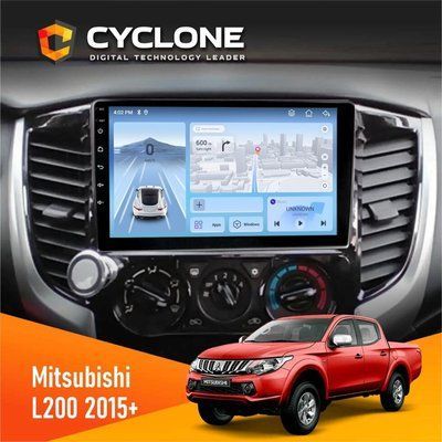 Штатна магнітола Mitsubishi L200 2015 Cyclone C9-012 4x64 DSP 4G НФ-00007961 фото