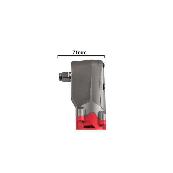 Гайковерт кутовий акумуляторний безщітковий 3/8'' MILWAUKEE, M12 FRAIWF38-0, 300Нм (каркас, картонее пакування) 4933471700 фото