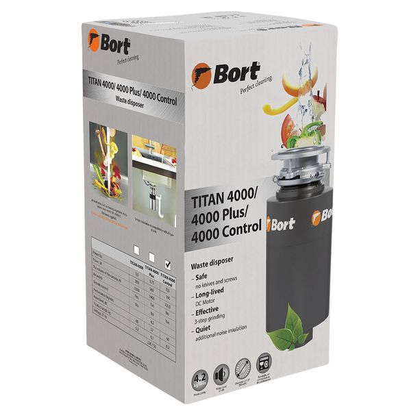 Измельчитель пищевых отходов BORT TITAN 4000 (CONTROL) TITAN 4000 Control фото