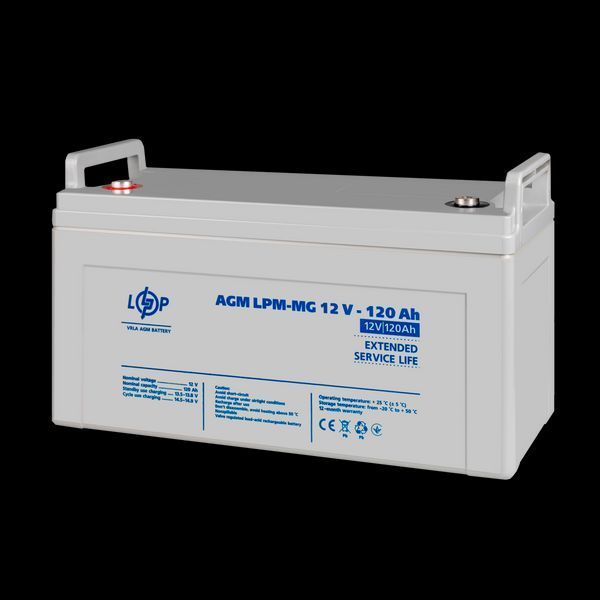 Акумулятор мультигелевий LPM-MG 12V - 120 Ah 3876(log) фото