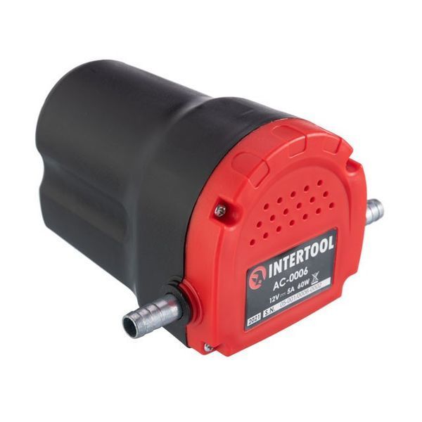 Насос вакуумний 12 В для відкачування оливи та дизельного палива INTERTOOL AC-0006 AC-0006 фото