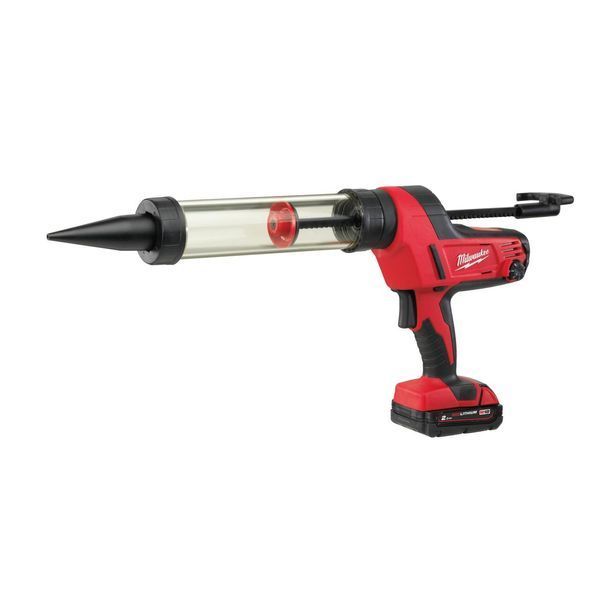 Пістолет для герметиків акумуляторний MILWAUKEE C18 PCG/400T-201B, 400мл (зарядний пристрій М12-18 С, 1 акумулятор М18 В2 2Аг, п 4933441812 фото