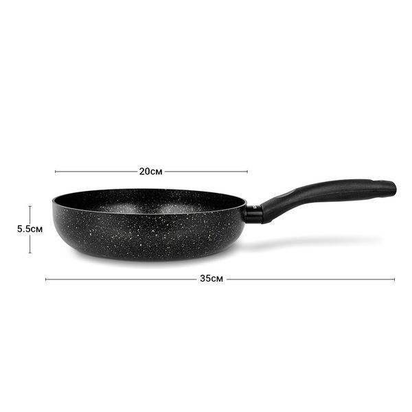 Глибока сковорідка Fissman PROMO 20x5,5 см (14996) 14996 фото