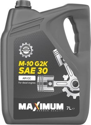 Моторна олива Maximum М-10Г2К SAE 30 CС 7 л (СТ-00149681) СТ-00149681 фото