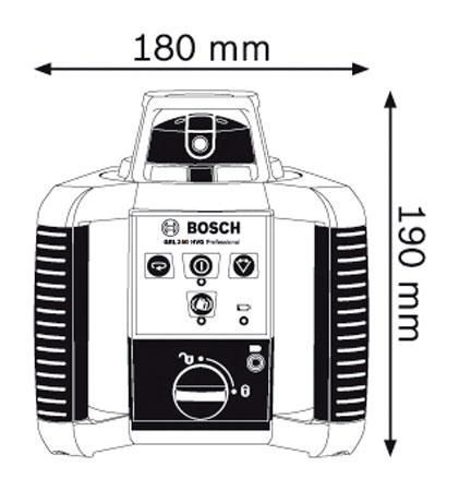 Ротаційний нівелір Bosch GRL 250 HV Professional 0601061600 601061600 фото