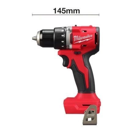 Дриль-шурупокрут акумуляторний безщітковий MILWAUKEE M18 BLDDRC-202С (60 Нм) (ЗП+2акк.Х2А&middot;год + кейс) 4933492833 фото