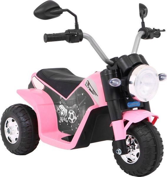 Дитячий акумуляторний мотоцикл RAMIZ MiniBike рожевий PA.JC916.ROZ фото