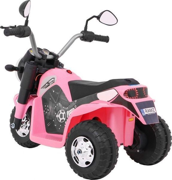 Дитячий акумуляторний мотоцикл RAMIZ MiniBike рожевий PA.JC916.ROZ фото