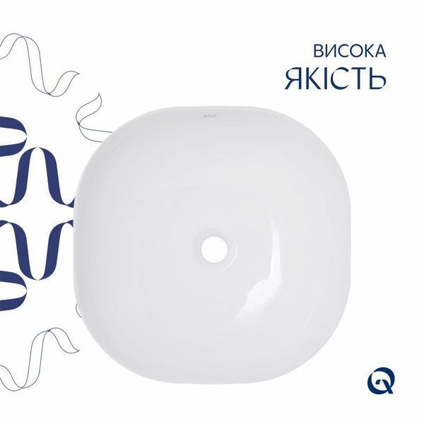 Раковина-чаша Qtap Kolibri 400х400х140 мм White QT10116303W SD00053608 фото