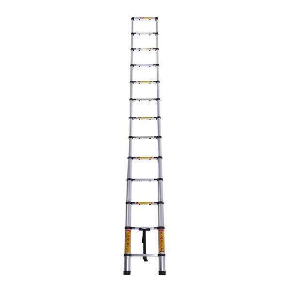 Лестница телескопическая алюминиевая Laddermaster Avior A7A12. 12 ступенек + подарунок 3952-01 фото